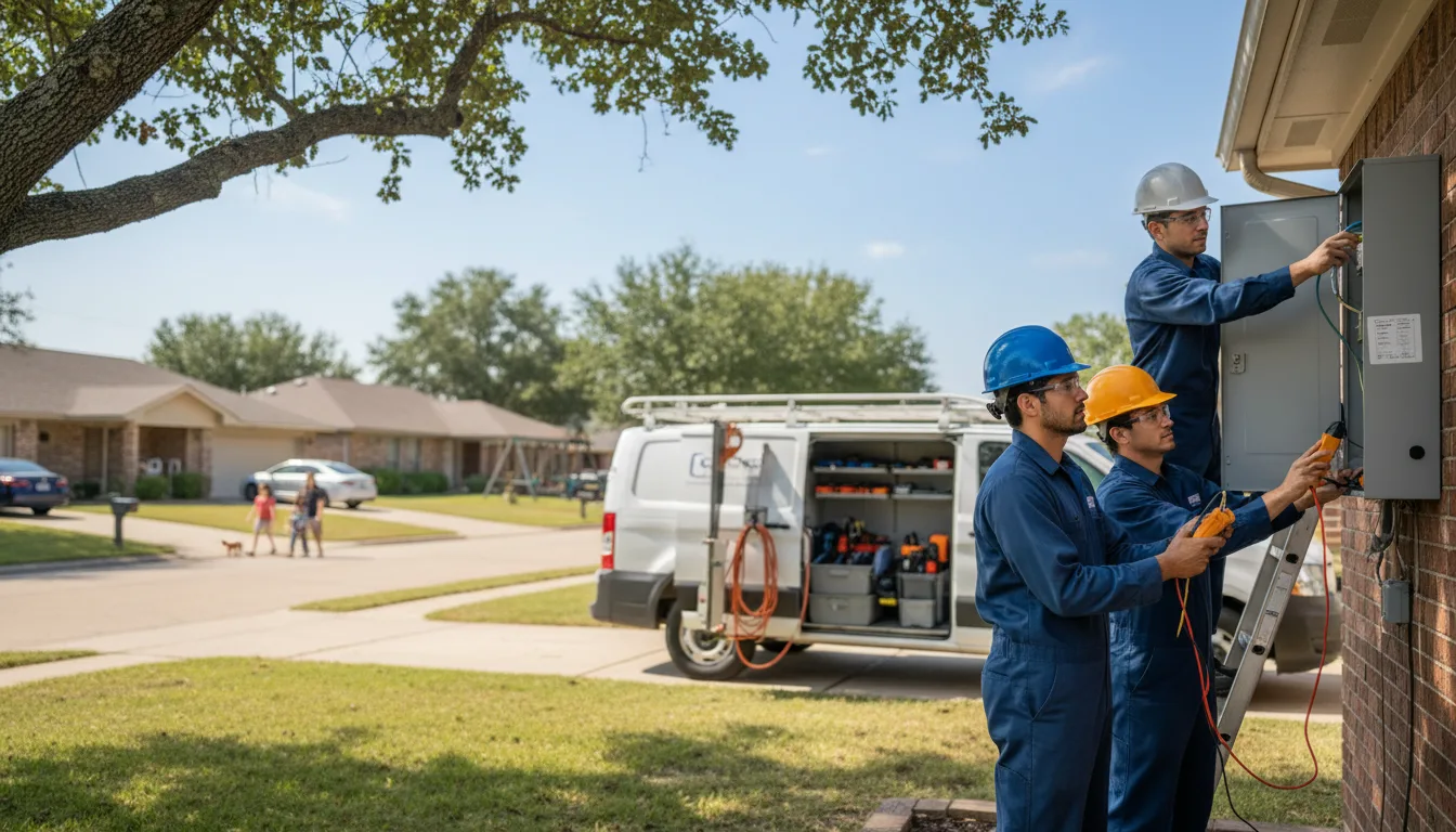 Certified electrician providing emergency electrical services in Poston, AZ